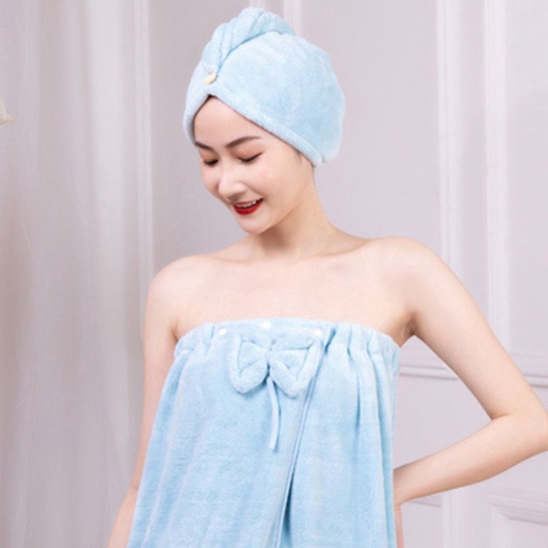 Coral Feece Bath Dress Blue 21041 63141