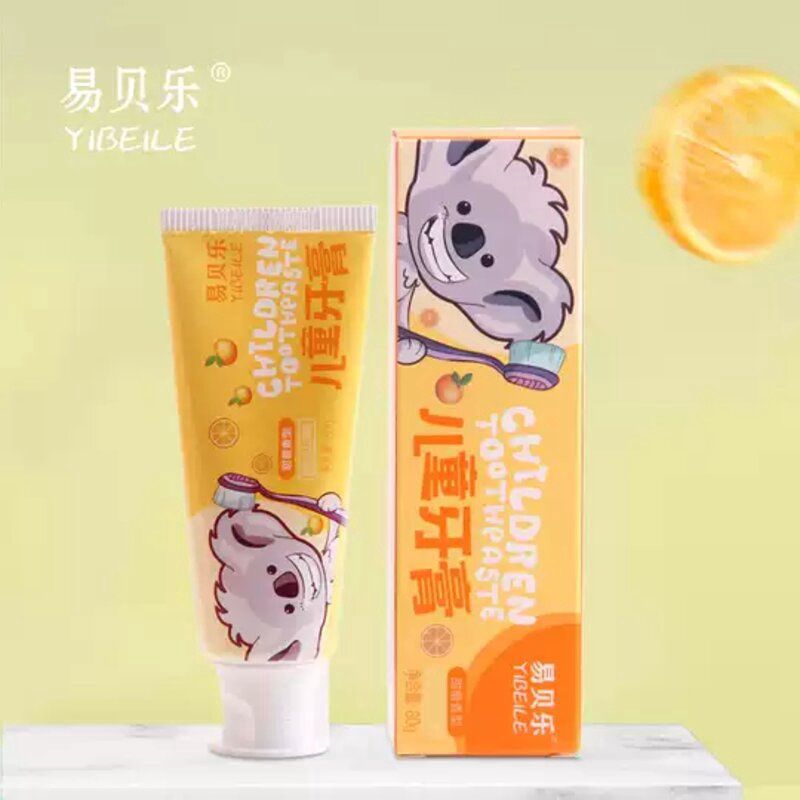 yibelle Children's Toothpaste Sweet Orange yibelle儿童牙膏甜橙香型 14538 - 1箱24盒