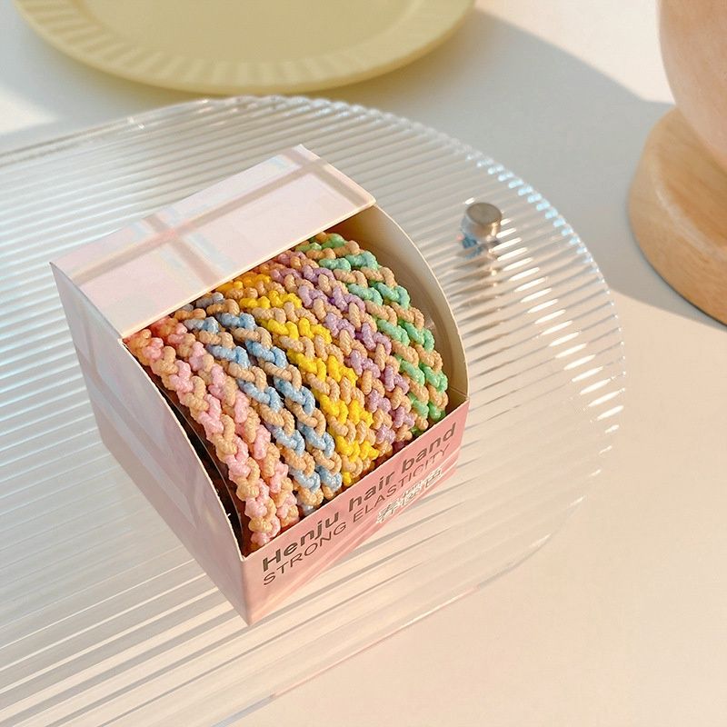 YT Candy Color Twist Hair Rope: 彩色辫子10条装 73205