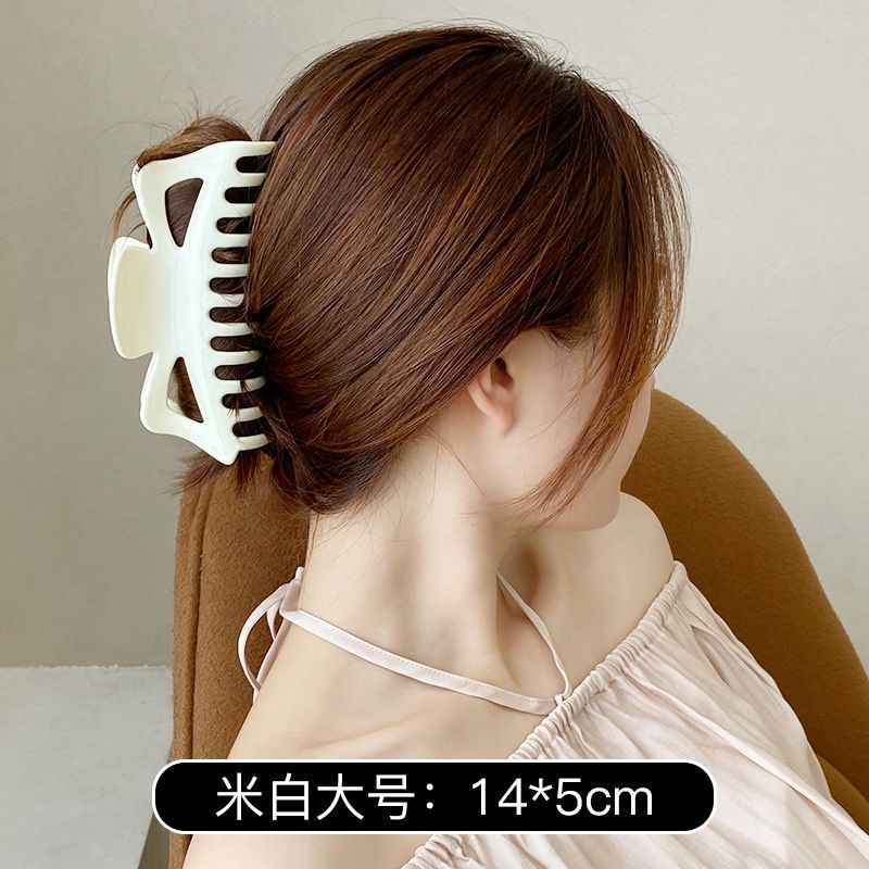 Jushui GJ600685 Oversized Shark Hair Clip: 4# Off-White 88095