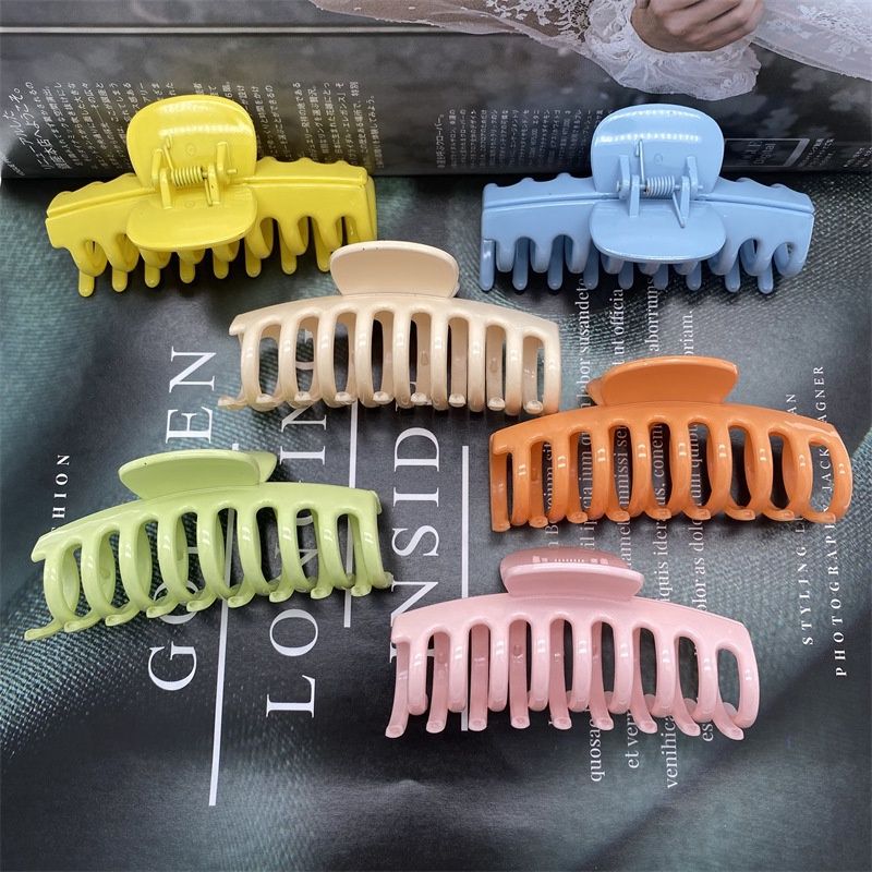 Jialin  9cm Macaron Bright Color Keel Internal Teeth Grip Bath Clip: 亮色龙骨  9公分 72765