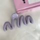 chengyi Cream color wavy gripper acrylic: 5# purple  42335