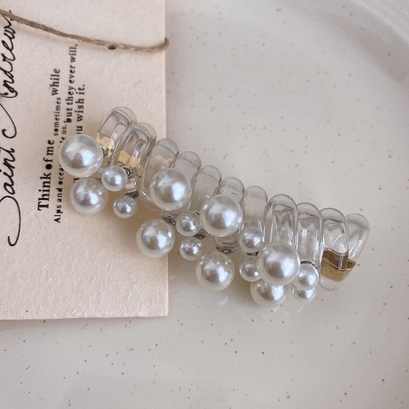 Qimin Bead headband: white 87011