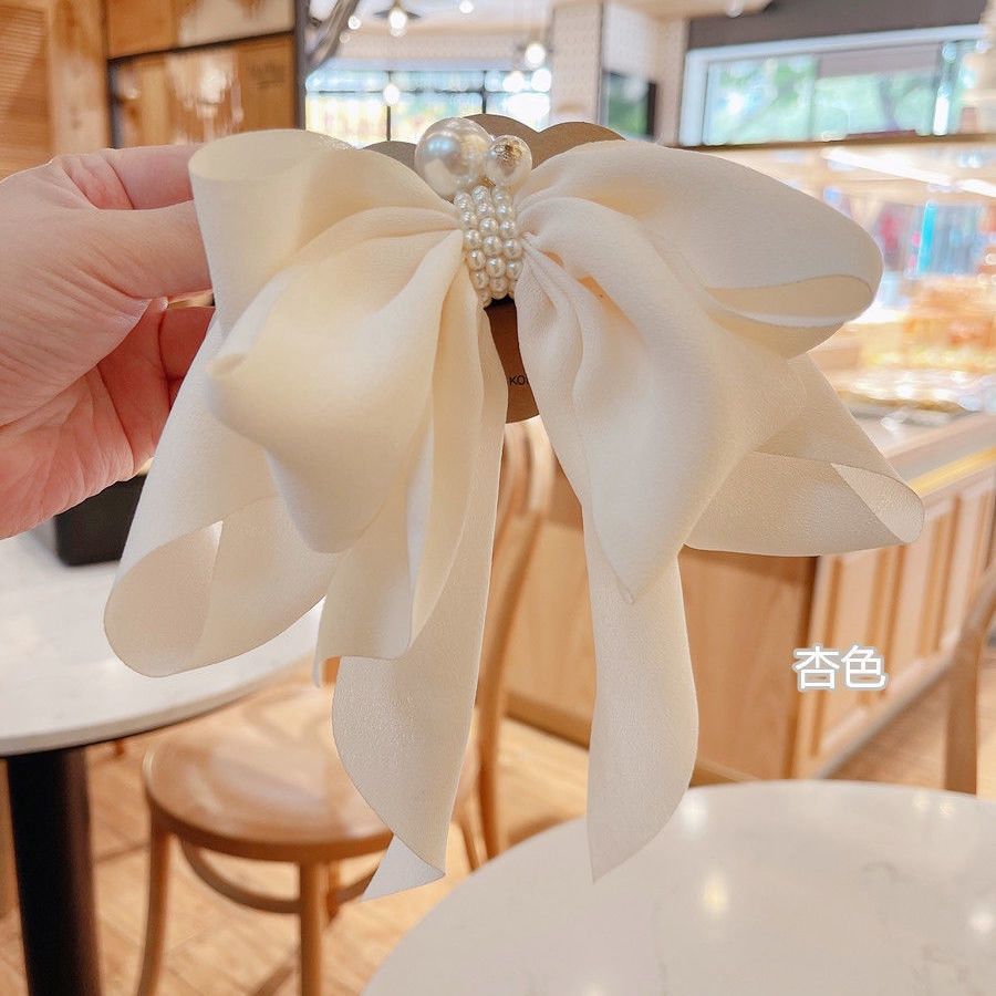 TX Single spring clip hair accessories: apricot 53376