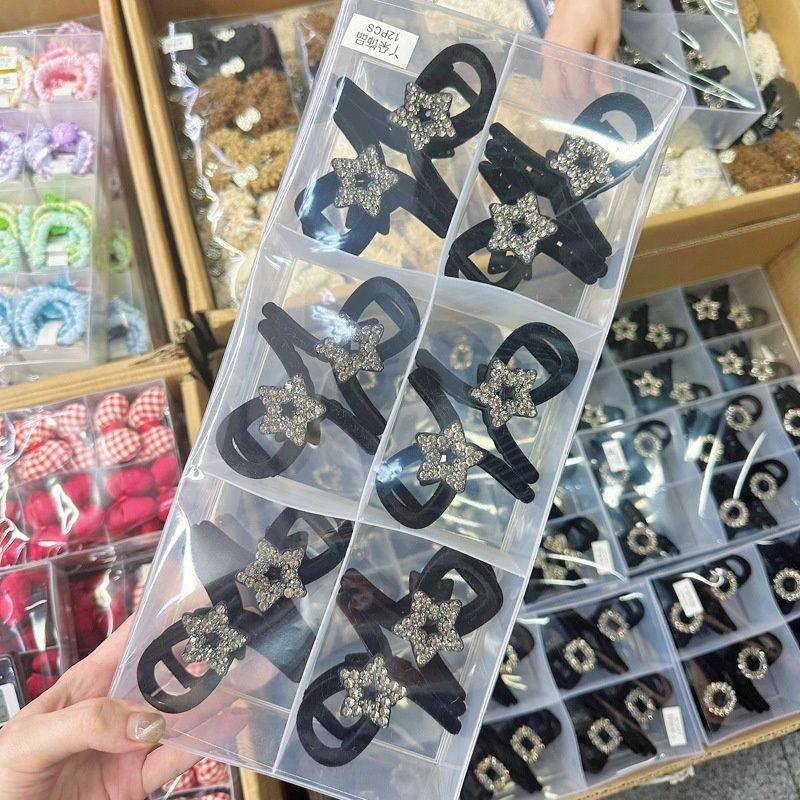 ziyi Rhinestone large size grip clip height: 61qh 07251