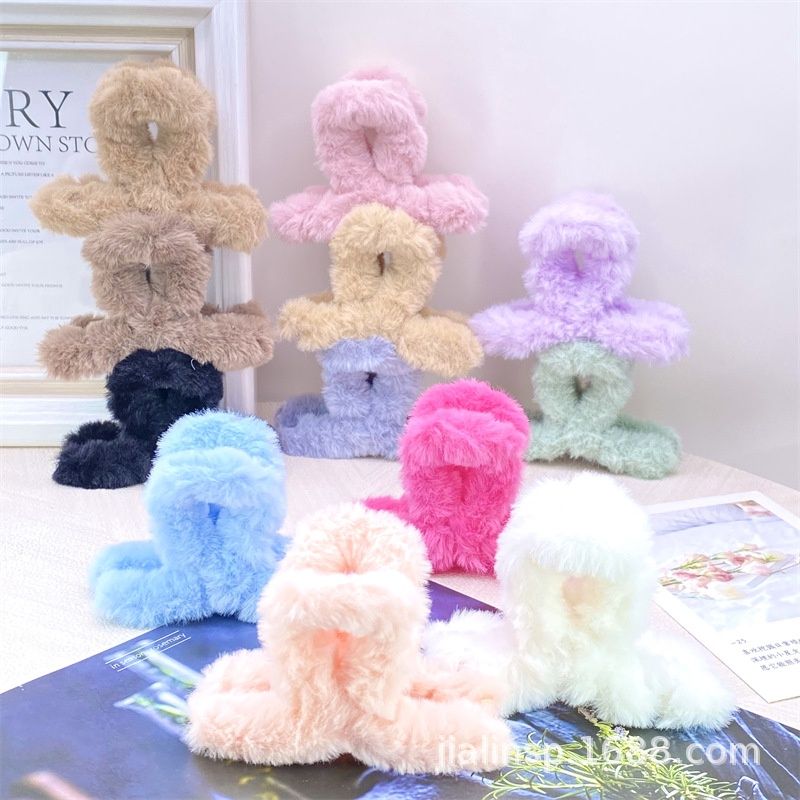 Jialin Plush clip: 13CM ribbon, colorful 92964