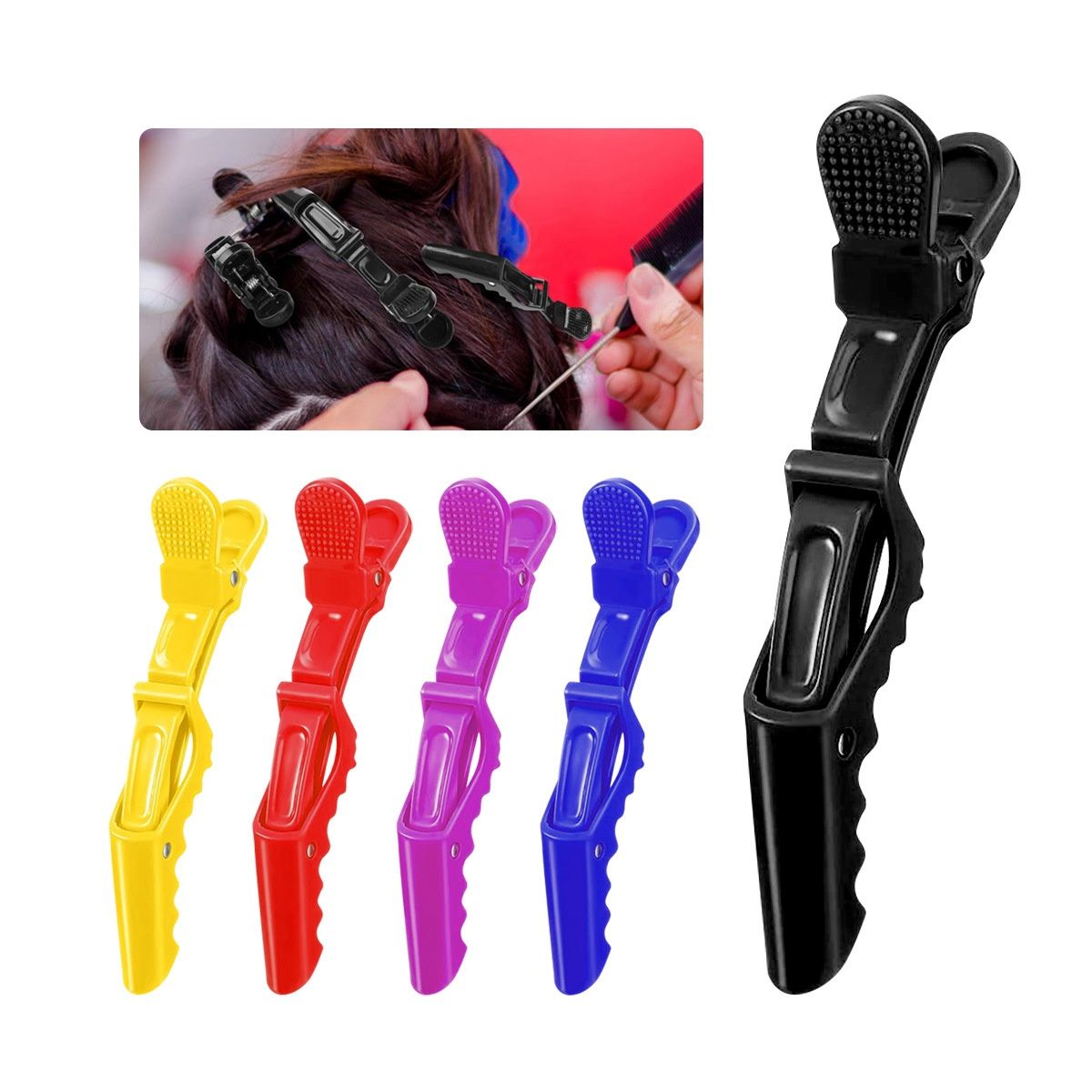 5045 Hair Cips 10p Partition Hongda