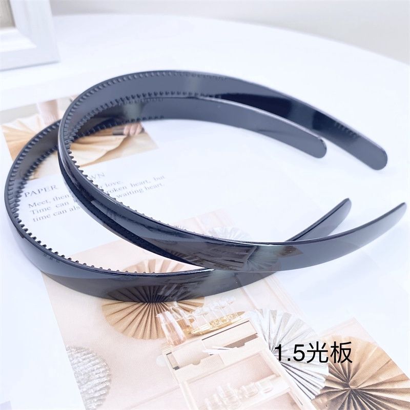 Plastic Bright Black Teeth Fixed Headband : 1.5光板 65342