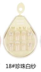 BK X-188 18#  wearable Manicure Nail  87452