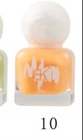 BK 8758 10# water based peel off nail color polish  60172
