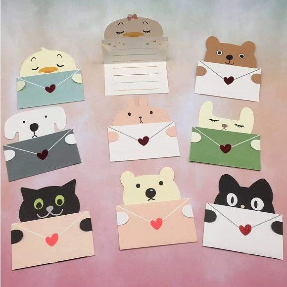 XB Greeting Card  cute animal MINI-1302