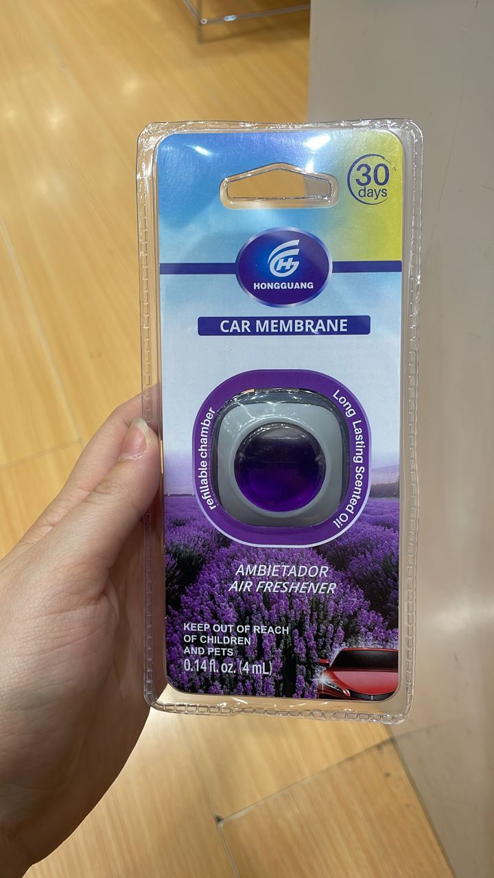 HG 0119 Purple Car Membrane Air Freshener Clip 01010
