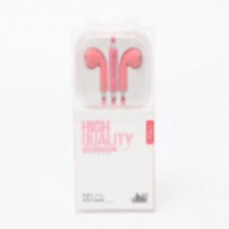 Minigood Colorful Iphone headset(pink) 多彩苹果耳机(粉色) 81794