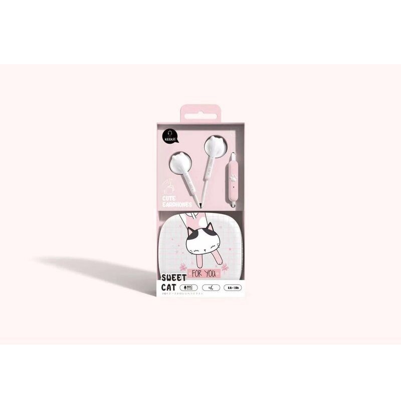 Keeka Earpod KA186 Cat Pink 80963