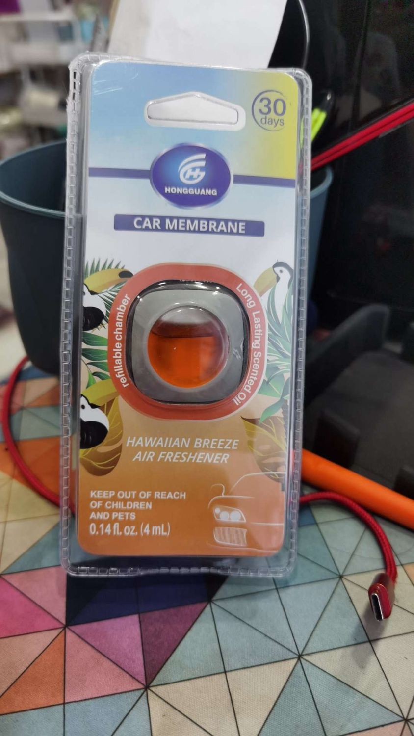 HG 0119 Car Membrane Air Freshener  Clip  - Hawaiian Breeze 01008