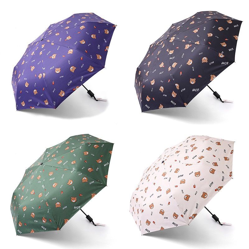 Auto Umbrella Hot Bear Blue 85303