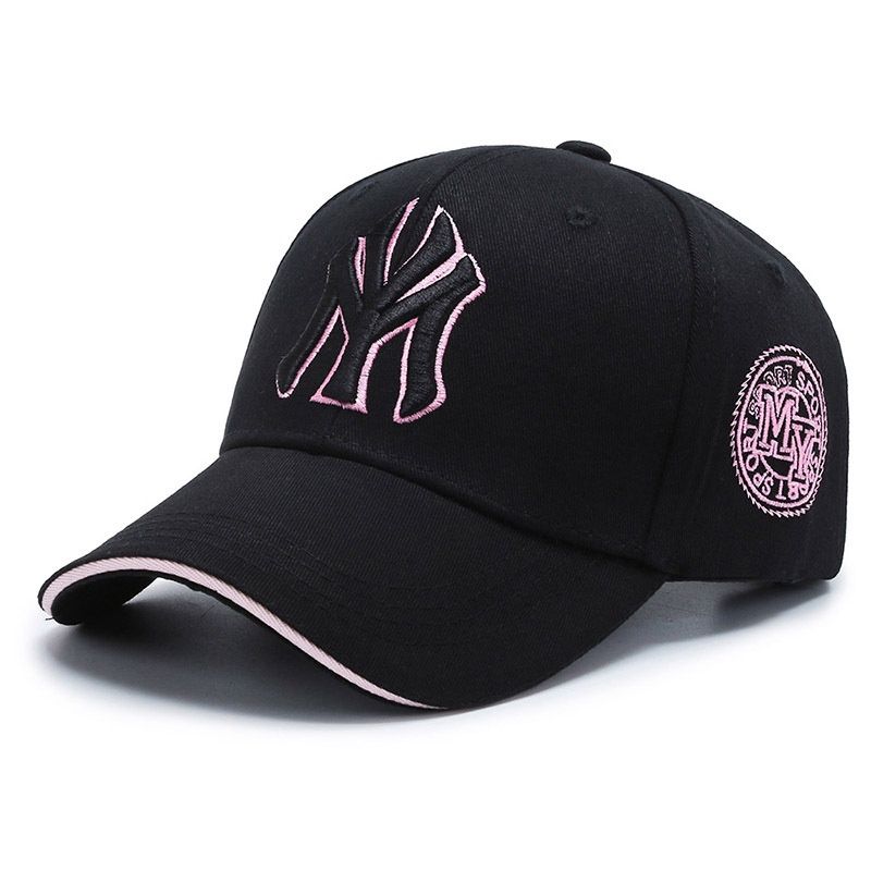 QH Baseball MY cap : blk pink adj 98144