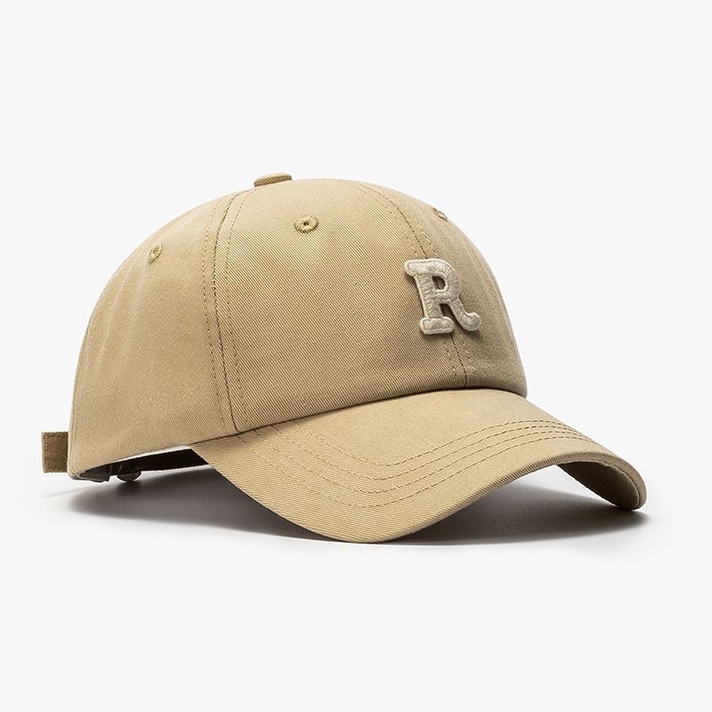 Miachi "R" 22A050 Outdoor Curved Baseball Cap: 22A050 Khaki Adjustable 15428