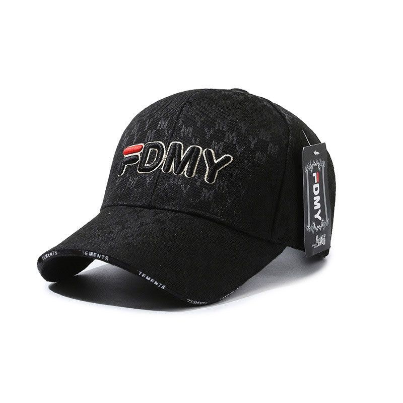 QH baseball M cap : black 57952