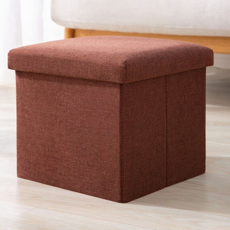 Cushion Storage Box Chair Coklat 14492