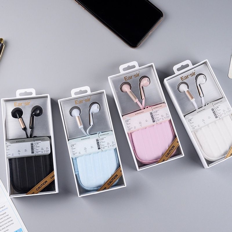 Ear'Sir E-117 Earphone-White 25177