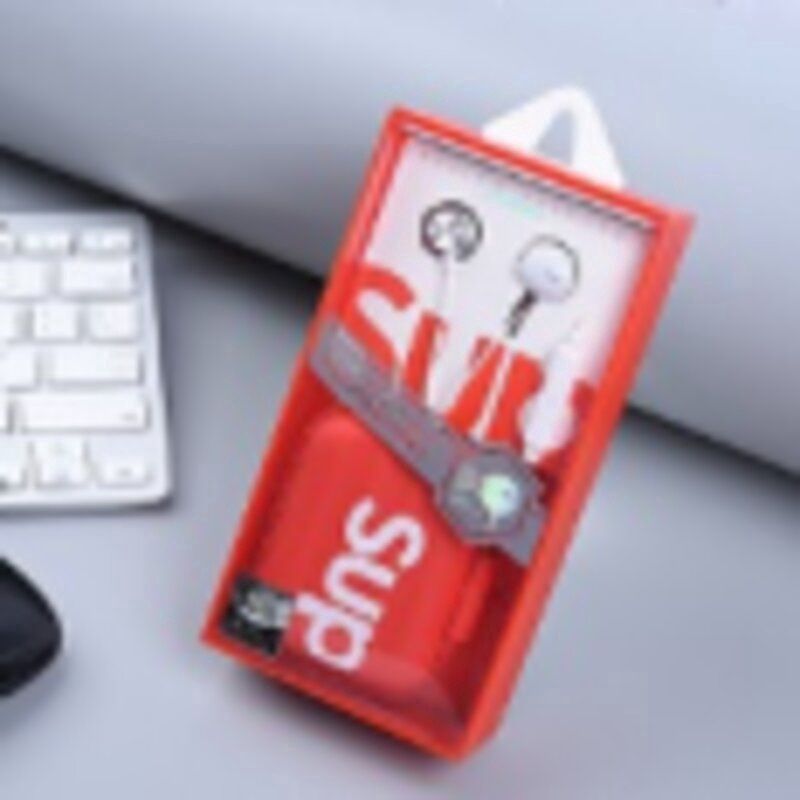 Minigood Sup Metal Trend Headphones - RedSup金属潮流耳机-红 19360