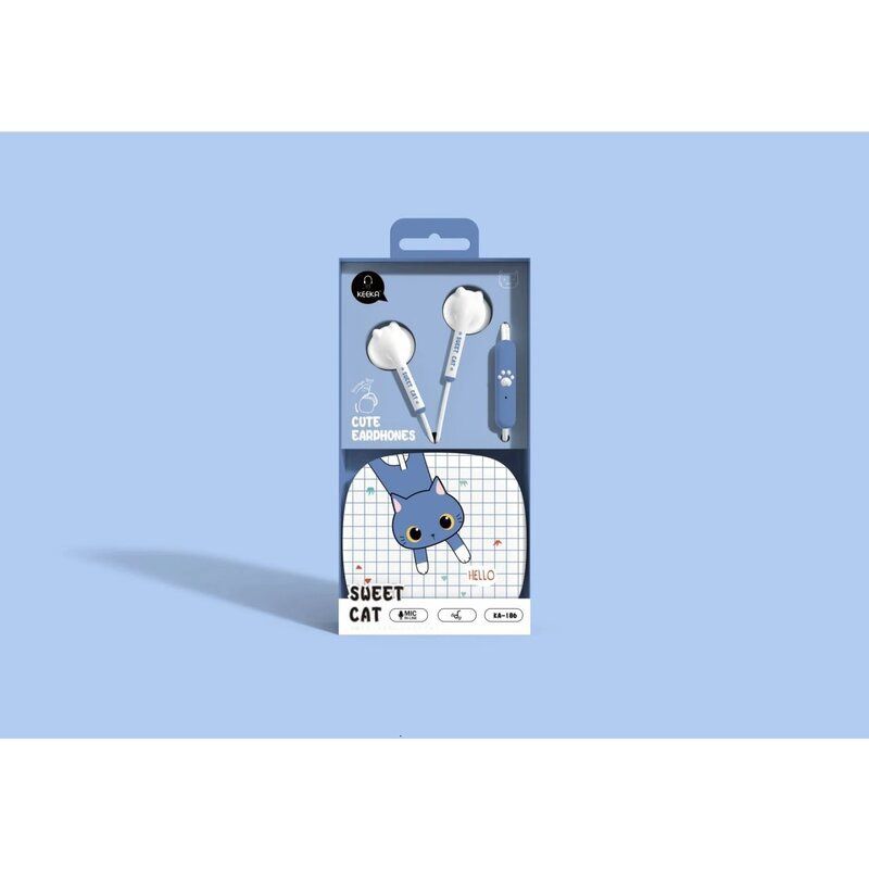 Keeka Earpod KA186 Cat Blue 80964