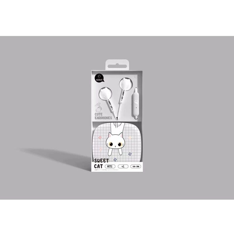 Keeka Earpod KA186 Cat White 80962