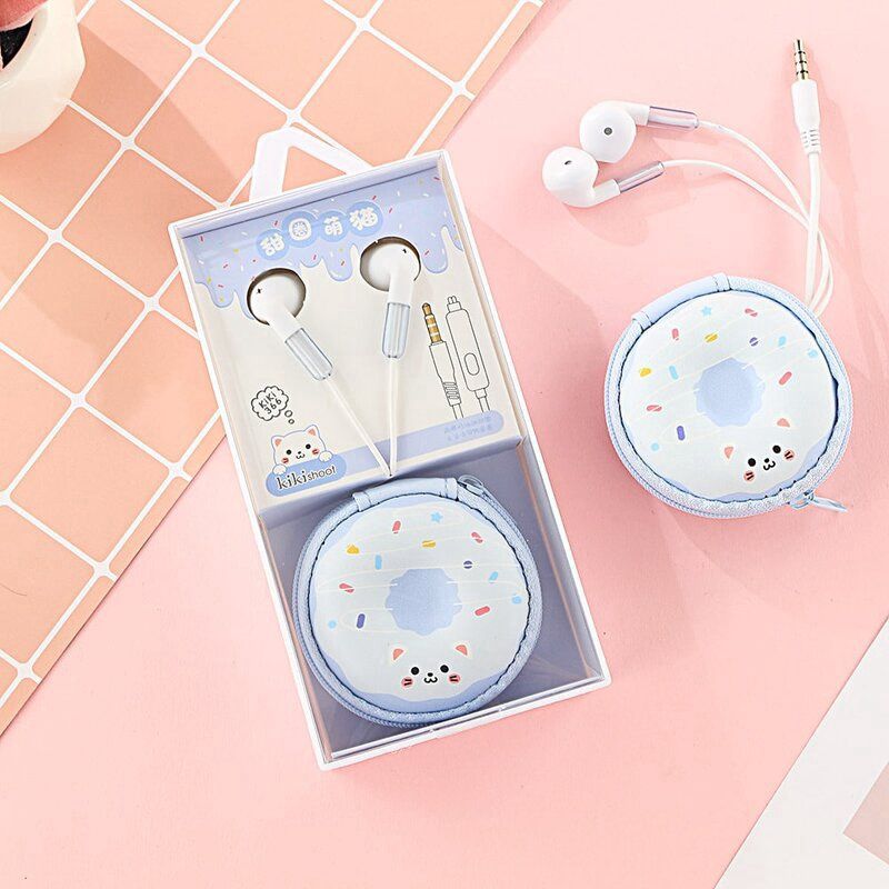 Kiki Earphone Donut 366 Blue 76805