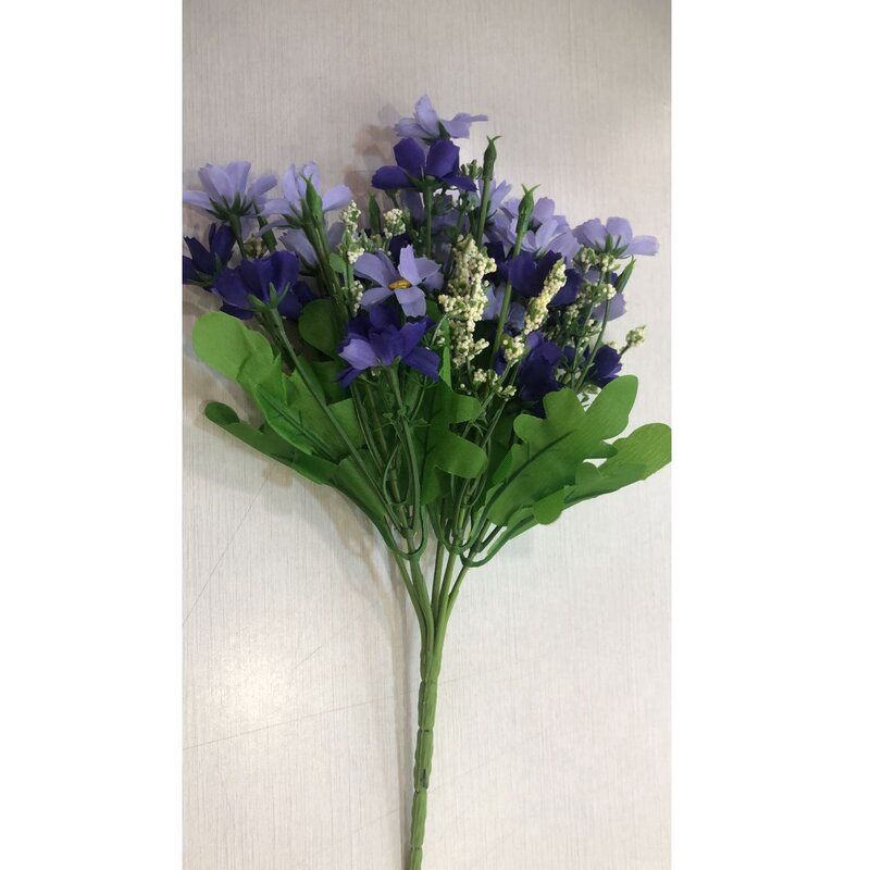 Qisehua 28 Jumping Orchid Chrysanthemum Artificial Flower Jumping: 一束天蓝色雏菊 22178 22178