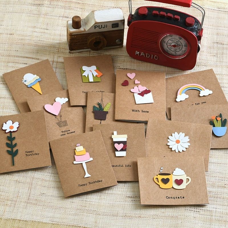 XB Greeting Card  kraft paper