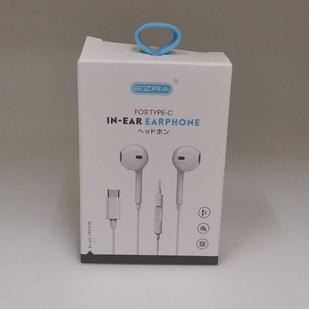 EZRA in-ear earphone for type-c 1,2m EP18