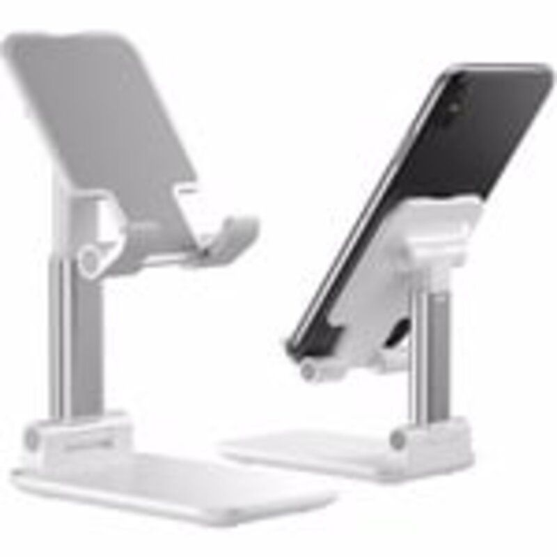 Telescopic Folding Desktop Stand HP Stand Mobile Stand White T9-2 A0051 98938