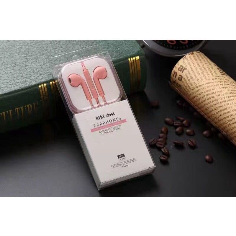 Kiki Earphones Earpod KK126 Pink 36252