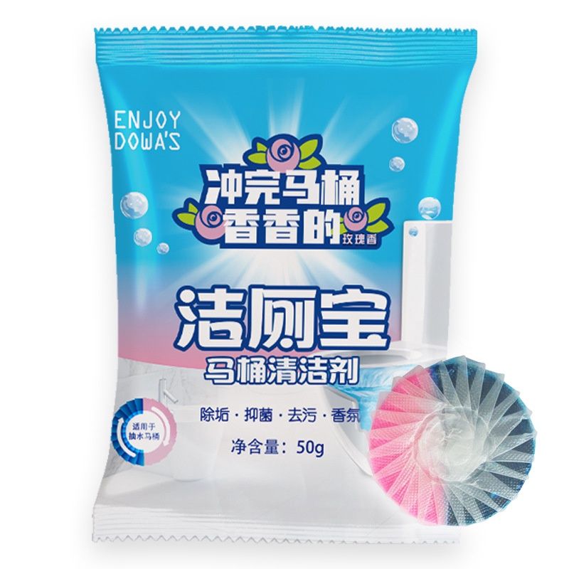 Dowa JK0600 ENJOY Rose Fragrance Toilet Cleaning Blue Bubble 70947