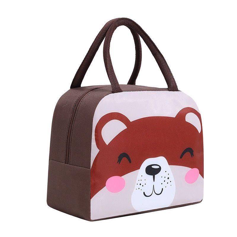 Bento Bag Bear Coklat 49154