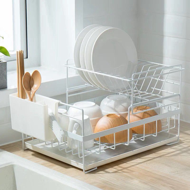 Japanese Styles 2 Dish Rack White 00981