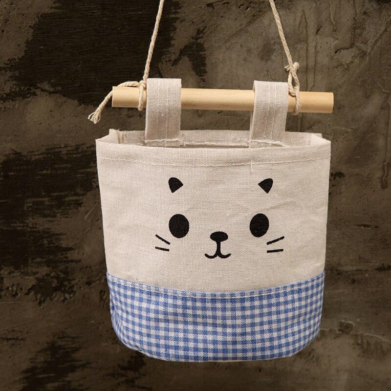 Hanging Wall Storage Bag Blue 20379