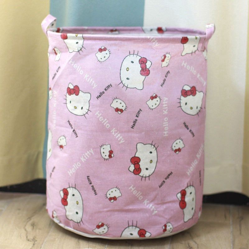 Laundry Basket Pink Hello Kitty 40x50cm 82824