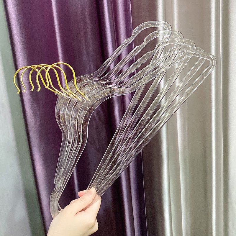 Manwei Glitter gold powder crystal clothes hanger:  40cm 54346