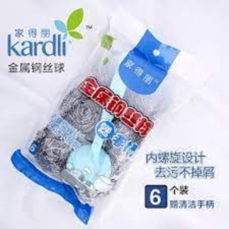 Carich Metal Wire Ball 6 Packs 家得丽金属钢丝球(类型:金属球6个装) 90402