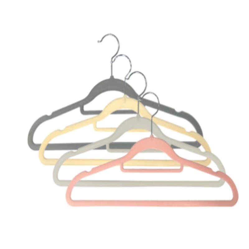 Luli 5p Non-slip flocking hanger: 28/30/35/38/42/45
