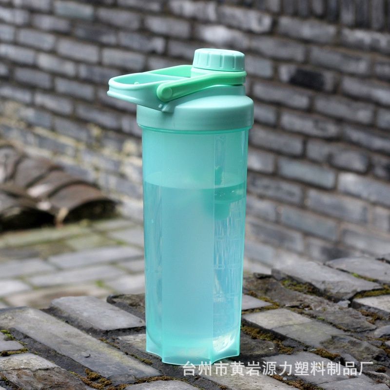 Yuanli 700ml Blender Milkshake Shaker Water Bottle: 绿色 34392