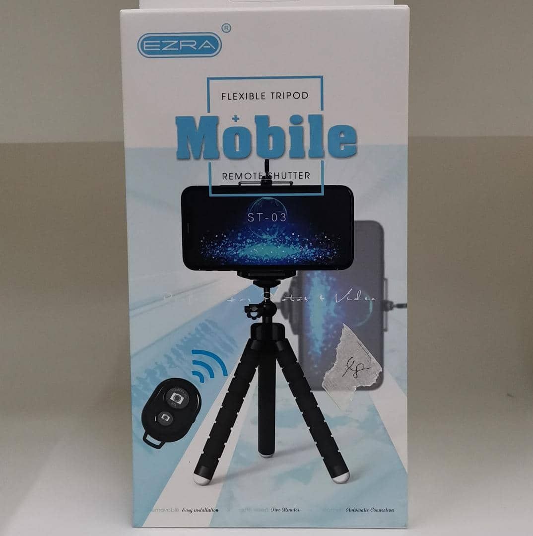 EZRA Mobile Tripod with remote shutter ST03