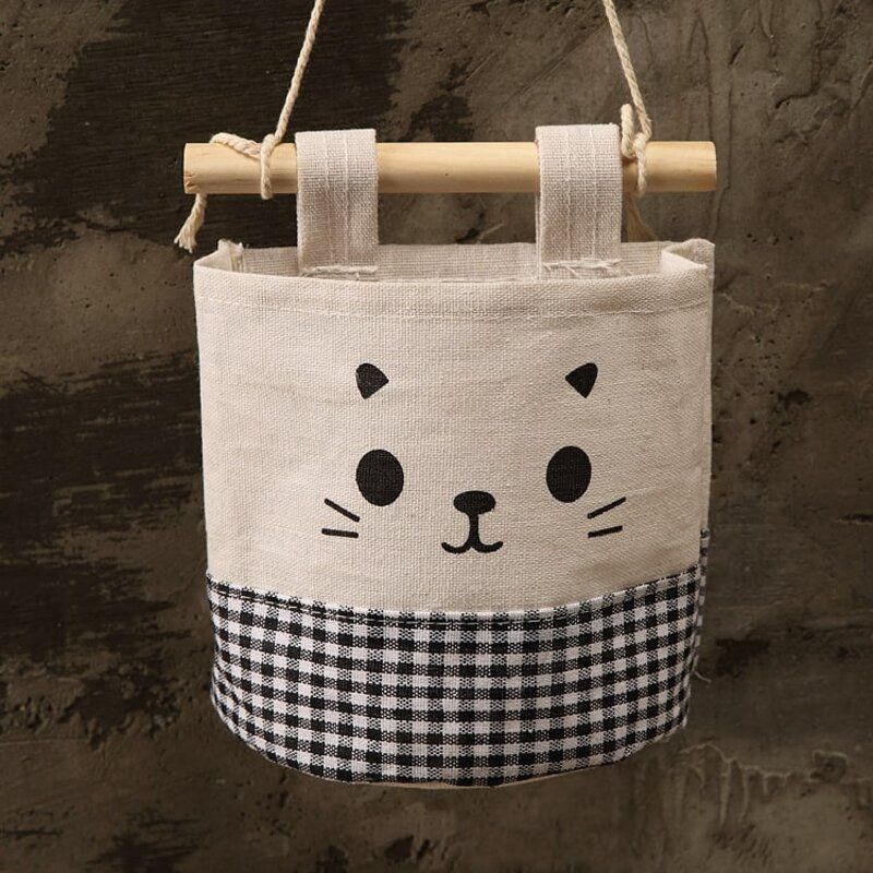Hanging Wall Storage Bag Black 20380