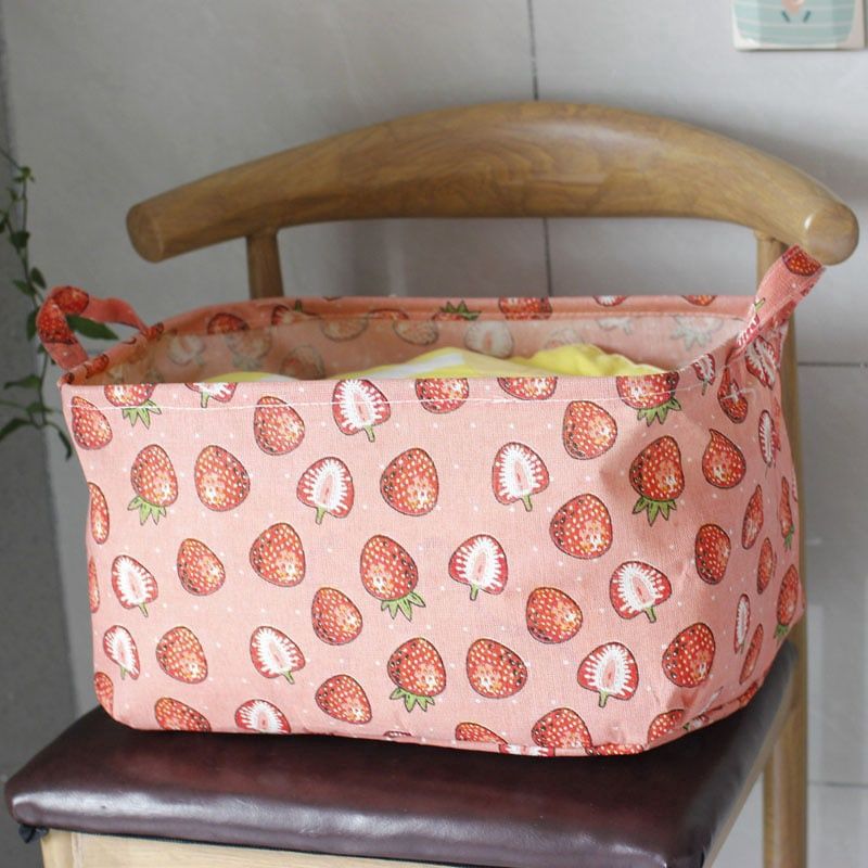Storage Basket Strawberry 432 39x26x25cm 34591