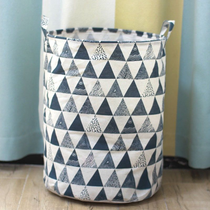 Laundry Basket Triangle Blue 40x50cm 82816