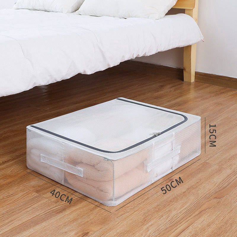Youfen 50x40x15cm Foldable Storage Box Transparent 84078