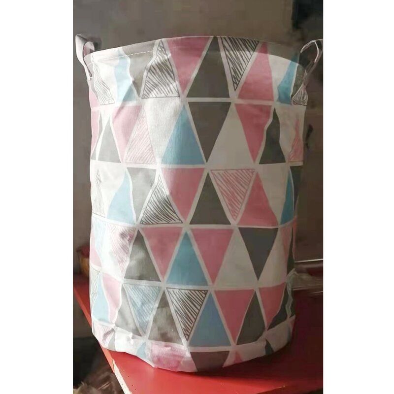 Laundry Basket Triangle Pink 40x50cm 82829