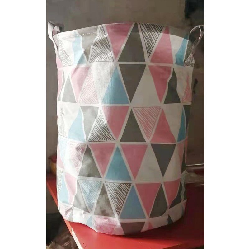 Laundry Basket Triangle Pink 40x50cm 82829